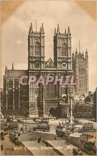 Cartes postales West towers westminster abbey