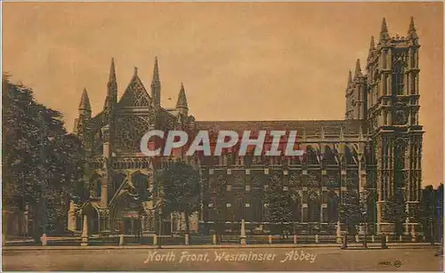 Cartes postales North front westminster abbey