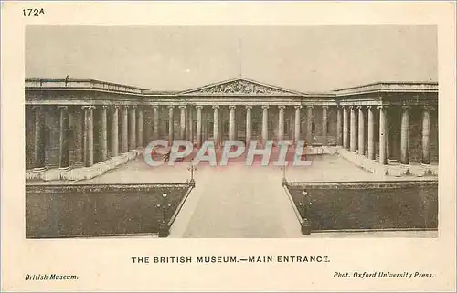 Cartes postales The british museum main entrance