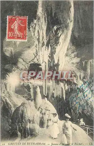 Ansichtskarte AK Grottes de betharram jeanne d arc sur le bucher