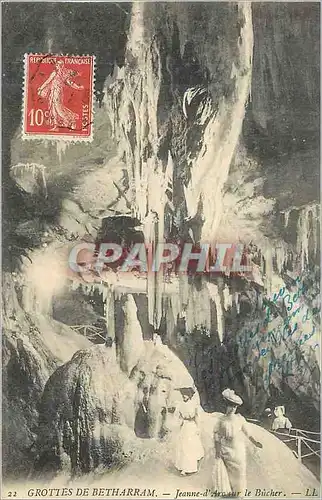 Cartes postales Grottes de betharram jeanne d arc sur le bucher