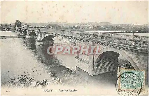 Cartes postales Vichy pont sur l allier Lavandiere
