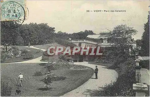 Cartes postales Vichy parc des celestins