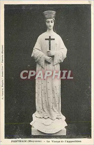 Ansichtskarte AK Pontmain (mayenne) la vierge de l apparition