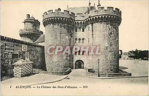 Cartes postales Alencon le chateau des ducs d alencon Quinquina Monceau