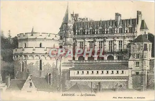 Cartes postales Amboise le chateau