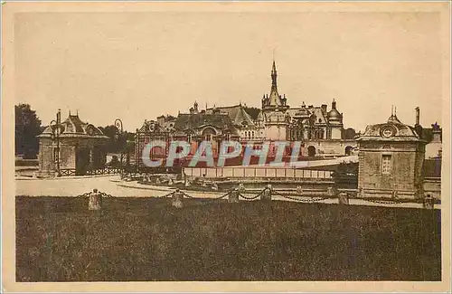 Cartes postales Chateau de chantilly vue generale