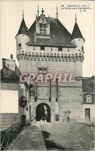 Ansichtskarte AK Loches (i et l) la porte des cordellers