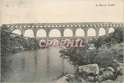 Cartes postales Le pont du gard