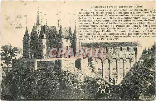 Ansichtskarte AK Chateau de fere en tardenois (aisne)