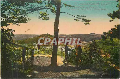 Cartes postales Lons le Saulnier Sur la terrasse de Montgiel vue de la vallee de Montmorot