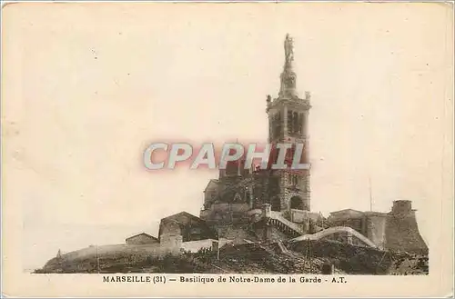 Cartes postales Marseille (31) basilique de notre dame de la garde