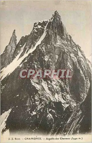 Cartes postales Chamonix aiguille des charmoz (3442m)