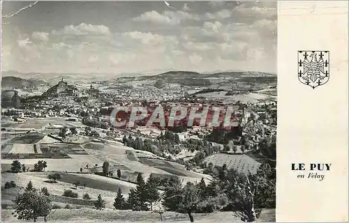 Moderne Karte Le puy en velay (haute loire) 12 vue generale