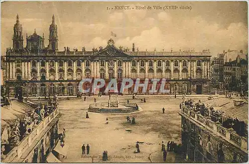 Ansichtskarte AK Nancy hotel de ville (xviii siecle)