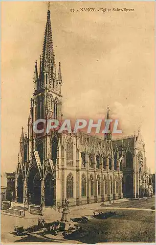 Cartes postales Nancy eglise saint epvre