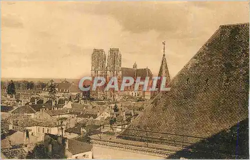 Ansichtskarte AK Toul vue generale la cathedrale et l hotel de ville vue prise de l eglise saint gengoult
