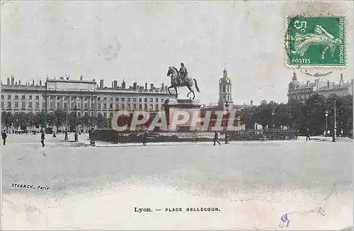 Cartes postales Lyon place bellecour