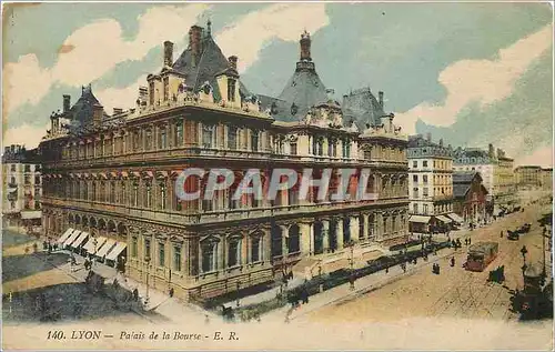 Cartes postales Lyon palais de la bourse