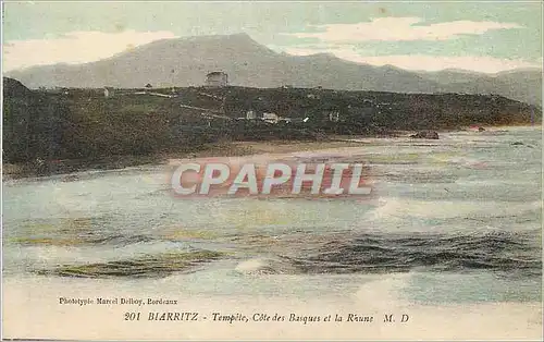 Ansichtskarte AK Biarritz temple cote des basques et la rhune