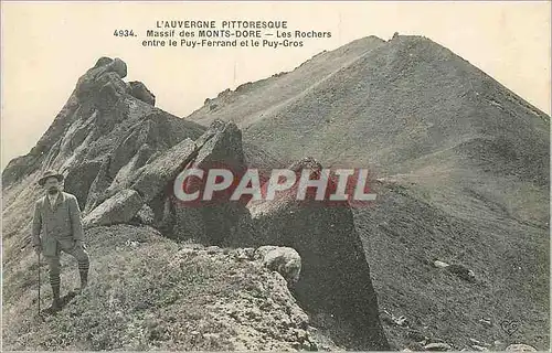 Ansichtskarte AK L auvergne pittoresque 4934 massif des monts dore les rochers entre le puy ferrand et le puy gro