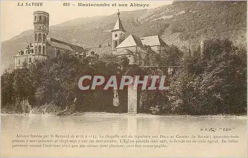 Cartes postales La savoie 628 hautecombe et son abbaye