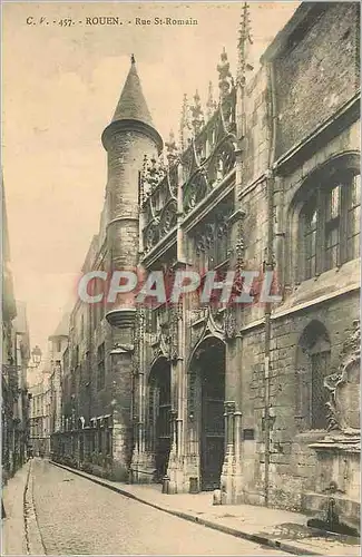 Cartes postales Rouen rue st romain