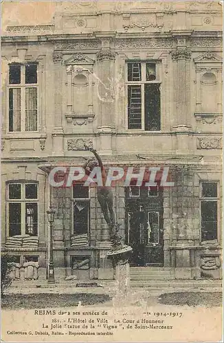 Cartes postales Reims L'hotel de ville