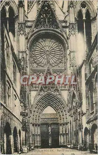 Cartes postales La cathedrale de rouen portail des libraires
