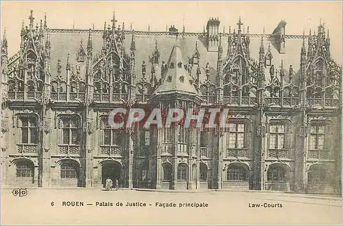 Ansichtskarte AK Rouen palais de justice facade principale