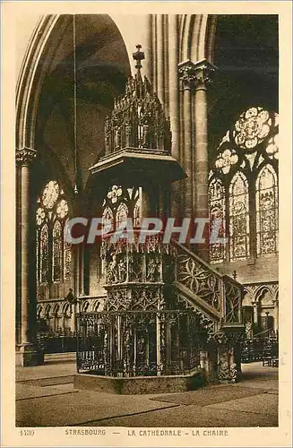 Ansichtskarte AK Strasbourg la cathedrale la chaire