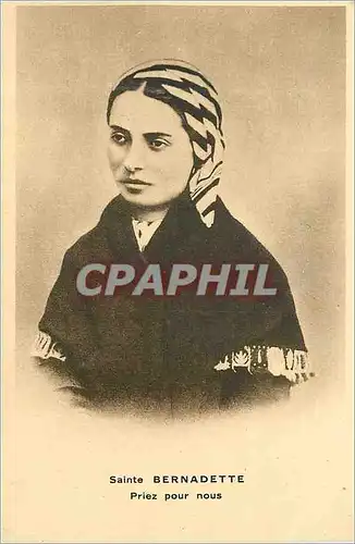 Ansichtskarte AK Sainte bernadette priez pour nous