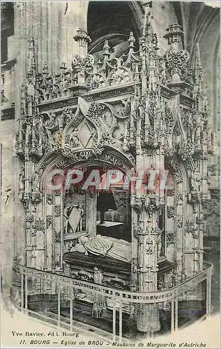 Cartes postales 11 bourg eglise de brou mausolee de marguerite d autriche