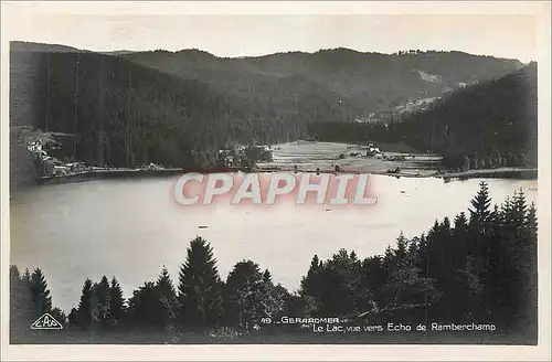 Cartes postales moderne 49 gerardmer le lac vue vers echo d ramberchamp