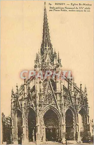 Ansichtskarte AK 59 rouen eglise st maclou style gothique normand du xv siecle