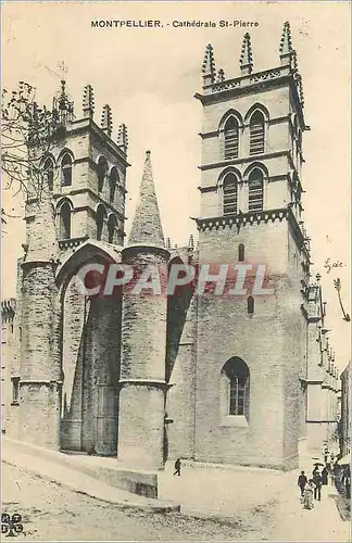Cartes postales Montpellier cathedrale st pierre