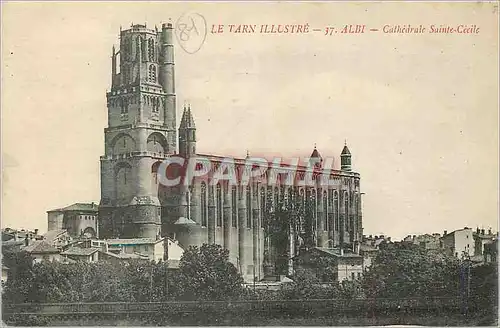 Ansichtskarte AK Le tarn illustre 37 albi cathedrale sainte cecile