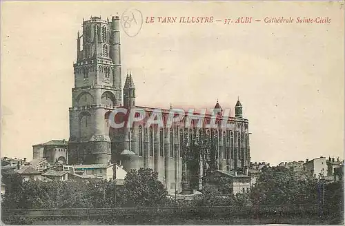 Cartes postales Le tarn illustre 37 albi cathedrale sainte cecile