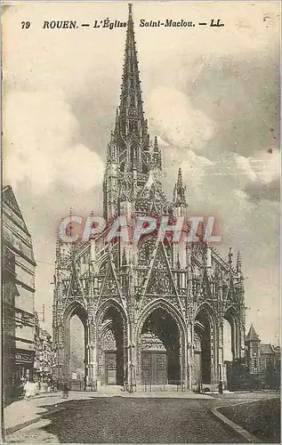 Cartes postales 39 rouen l eglise saint maclou