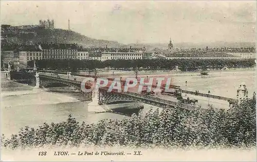 Ansichtskarte AK Lyon Le Pont de l'Universite