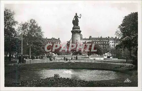 Moderne Karte Lyon Place Carnot