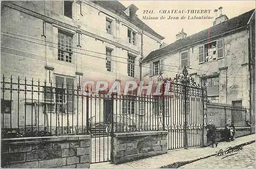 Cartes postales Chateau Thierry Maison de Jean de Lafontaine