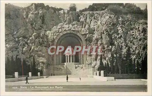 Moderne Karte Nice Le Monument aux Morts