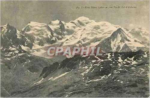 Cartes postales Le Mont Blanc (4810 m) Vu du Col d'Anterne