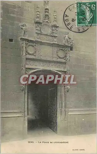 Cartes postales Sens La Porte de l'Archeveche