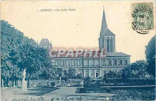 Cartes postales Lisieux Le Jardin Public