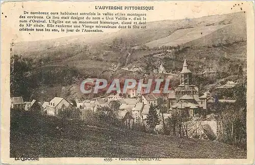 Ansichtskarte AK Panorama d'Orcival L'Auvergne Pittoresque