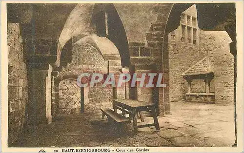 Cartes postales Haut Koenigsbourg Cour des Gardes