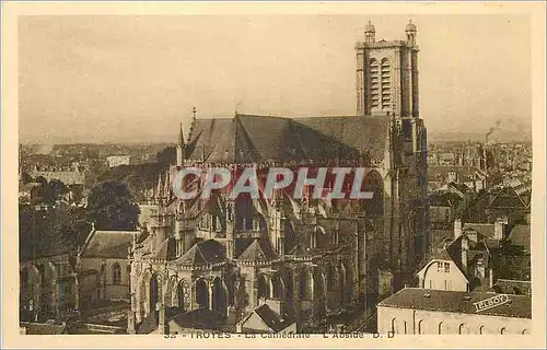 Ansichtskarte AK Troyes La Cathedrale L'Abside