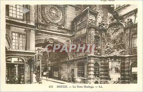 Cartes postales Rouen Le Gros Horloge